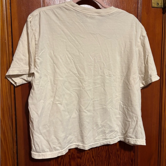 COMFORT COLORS Fearless Taylor Swift Cropped Embroidered T-Shirt Womens Size L - Picture 4 of 4